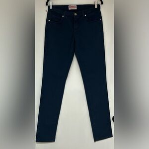 Fiorucci Navy Blue Straight Leg Slim Pants Jeans Size 29 NWT